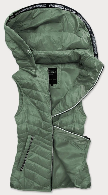 PIKOWANA KAMIZELKA DAMSKA KHAKI (6307)