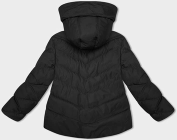 PUCHOWA KURTKA DAMSKA CZARNA (5M739-392)