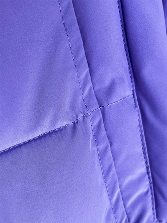 Zimowa kurtka damska z futrzaną podszewką lilac (LHD-23063)