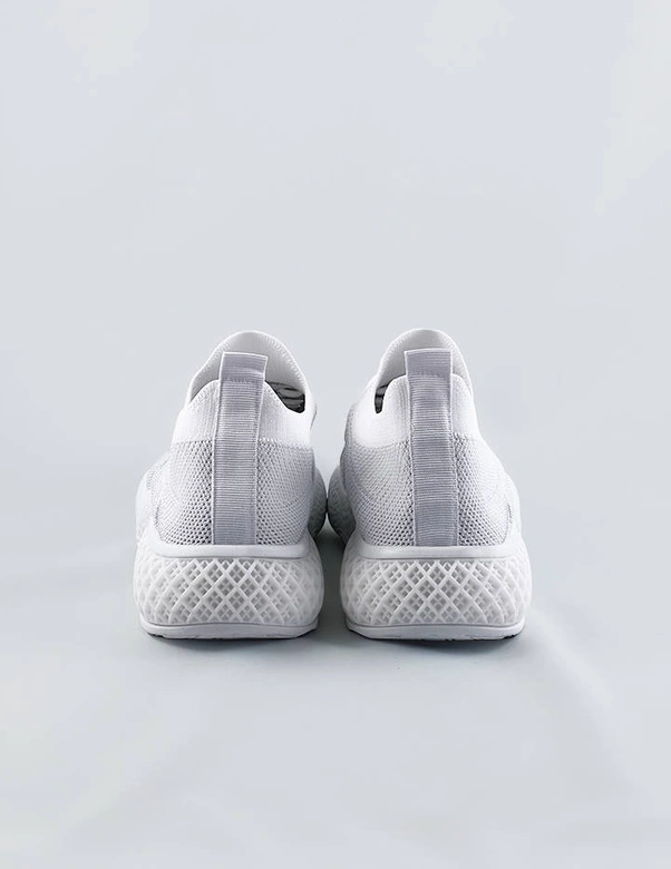 Ażurowe sneakersy damskie białe (jy21-2)