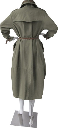 OVERSIZOWY TRENCZ KHAKI (557ART)