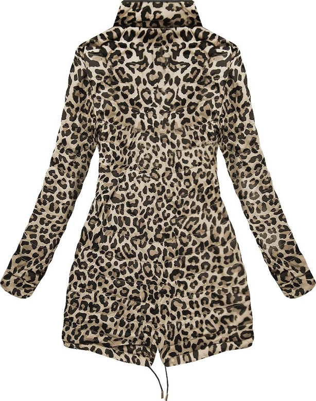 DWUSTRONNA PARKA Z KAPTUREM CZARNA (W304-1)