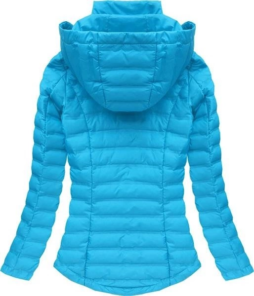 LEKKO PIKOWANA KURTKA TURKUSOWA (W330)