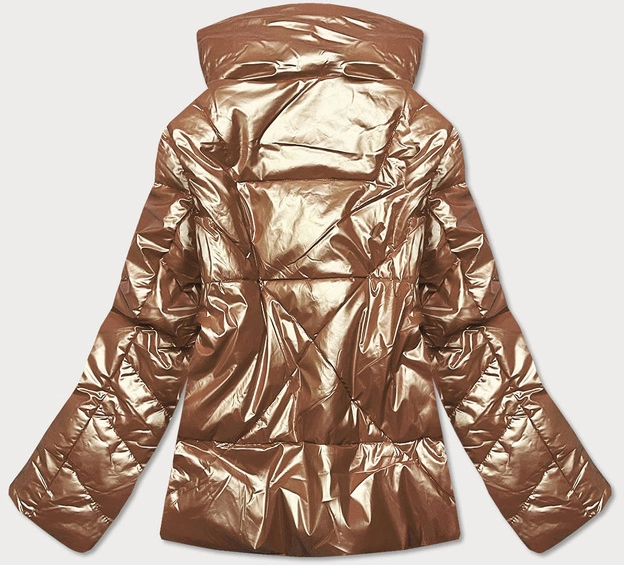 Kurtka damska z połyskiem złota (omdl-023)