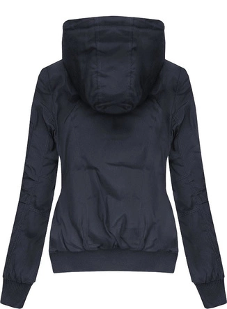 DWUSTRONNA KURTKA BOMBER GRANATOWA (W712)