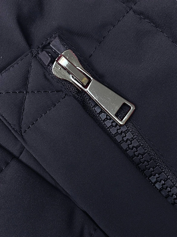 Damski bezrękawnik z kapturem granatowy (16M9096-215)