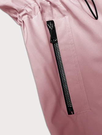 Cienka kurtka z kapturem S'West różowa (B8236-81)