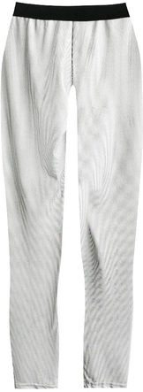 BŁYSZCZĄCE LEGGINSY W KROPKI BIAŁE (317/1ART)