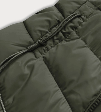 Zimowa kurtka z kapturem khaki (ty045-29)