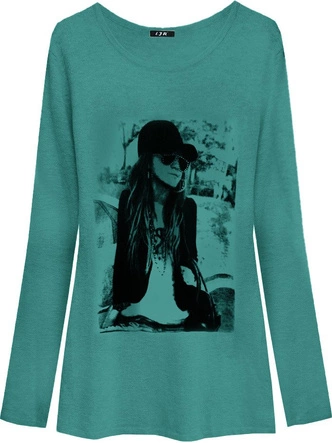 BLUZKA Z NADRUKIEM MORSKA (1190)