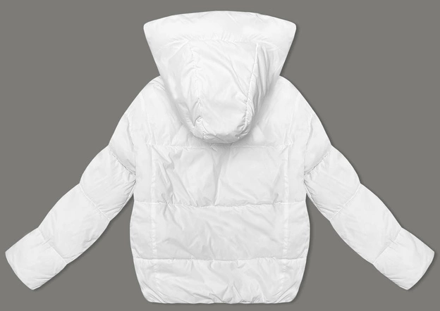 Sportowa kurtka damska biała (3096)