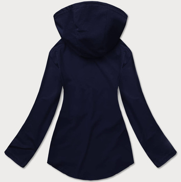 Bluza z asymetrycznym dołem granatowa (hd153-04)