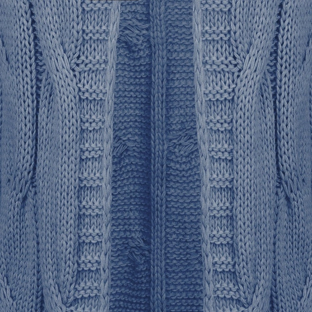 SWETER O GRUBYM SPLOCIE NIEBIESKI (115ART)