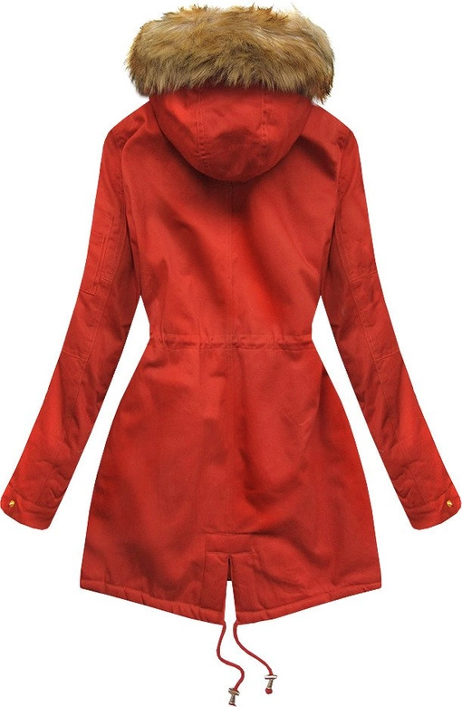 BAWEŁNIANA PARKA CEGLANA (B505)