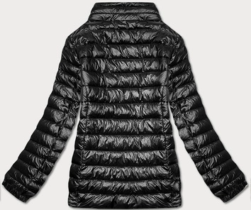 Lekka pikowana kurtka damska czarna (5M706-392)