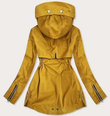 LEKKA KURTKA Z KAPTUREM ŻÓŁTA (TLR245)