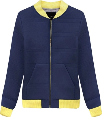 KURTKA BOMBERKA GRANATOWA (026LJ)