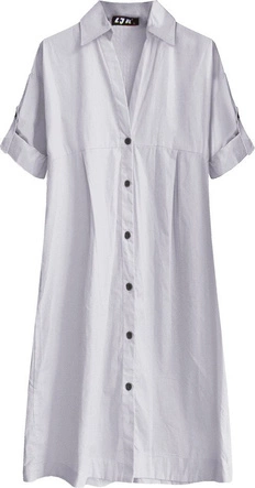 DŁUGA BAWEŁNIANA KOSZULA WRZOSOWA (X1033X)