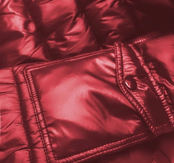 Krótka kurtka damska zimowa czerwona (YP-20129-8)