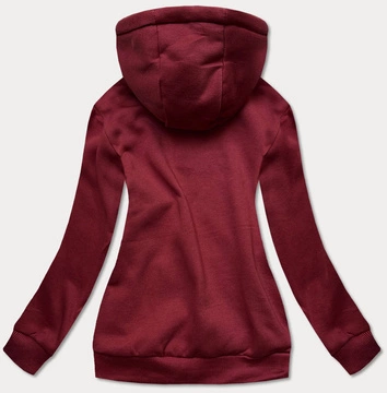 Damska bluza dresowa bordowa (W02-21)