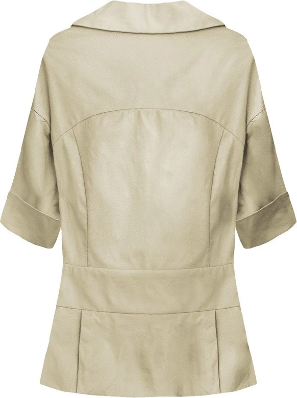 ŻAKIET Z RĘKAWEM 3/4 BEŻOWY (319/1ART)