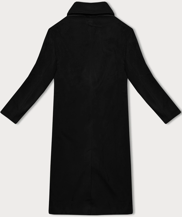 Damski płaszcz przejściowy oversize J Style czarny (11Z8161)