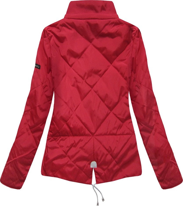 KURTKA Z KAPTUREM CZERWONA (B9517)