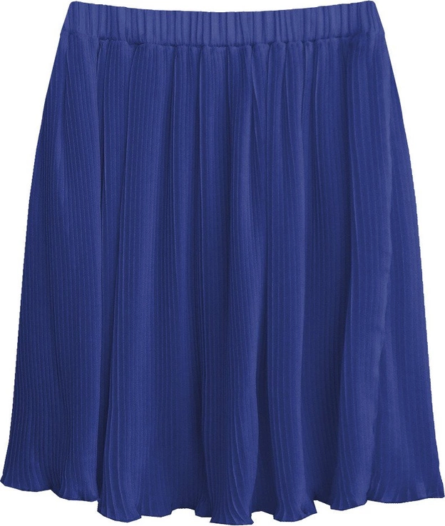 PLISOWANA SPÓDNICA MINI CHABROWA (9229)
