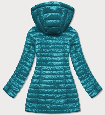 DWUSTRONNA KURTKA DAMSKA MORSKA (6808-337)