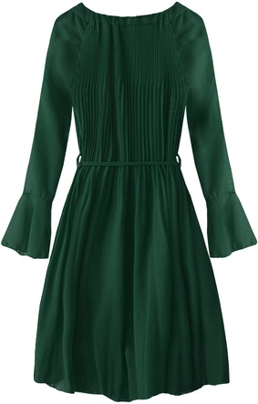 PLISOWANA SUKIENKA HISZPANKA ZIELONA (241ART)