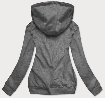 Cienka bluza dresowa damska ciemnoszara (20002)
