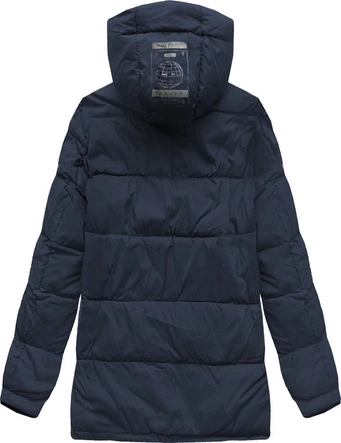 KURTKA ZIMOWA Z PUCHEM NATURALNYM GRANAT 1 (5011)