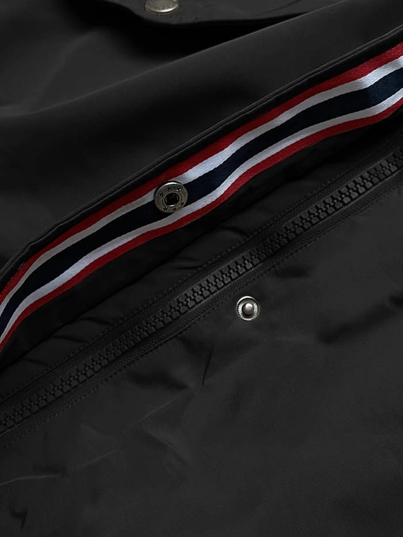 Zimowa parka damska na futerku czarna (can-579big)