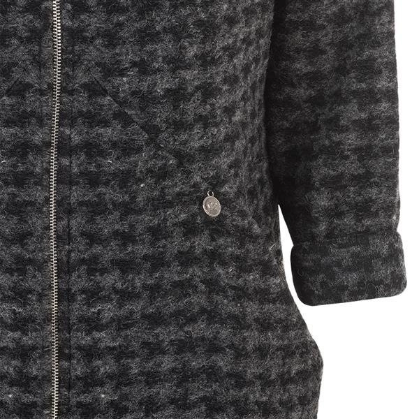 GRUBA NARZUTKA W PEPITKĘ GRAFITOWA (5919)