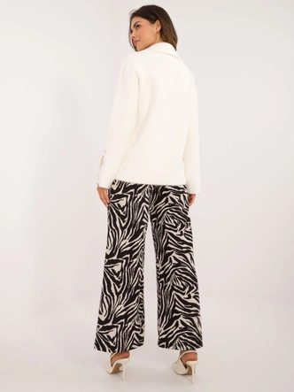 Krótka wełniana kurtka alpaka ecru (250)