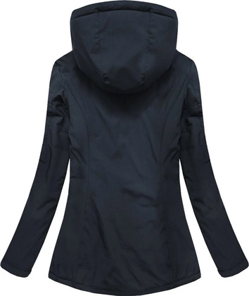 Dwustronna kurtka przejściowa granatowo-amarantowa (7699)