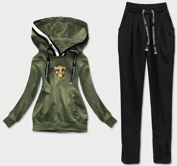 KOMPLET DRESOWY DAMSKI LEW KHAKI (AMG812)