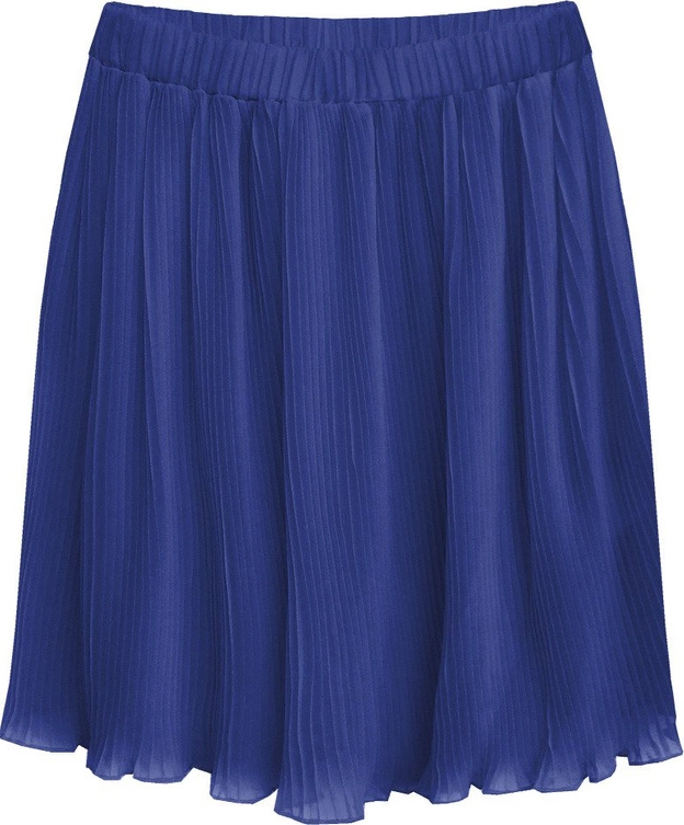 PLISOWANA SPÓDNICA MINI CHABROWA (9229)