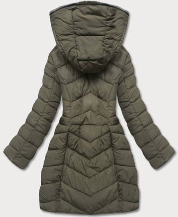 Przejściowa kurtka damska puchowa khaki (2M-001)