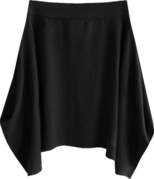 ASYMETRYCZNA SPÓDNICA CZARNA (1551)