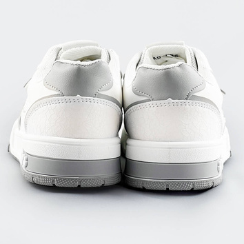 Damskie adidasy dwukolorowe biało-szare (ad-585)