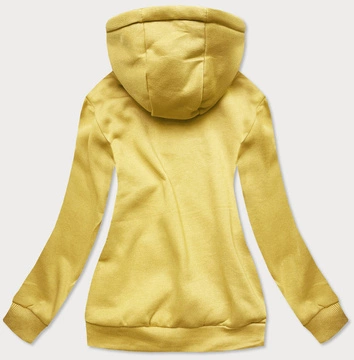 Damska bluza dresowa żółta (w02-68)