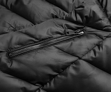 Kurtka zimowa damska czarna (m1621-1)