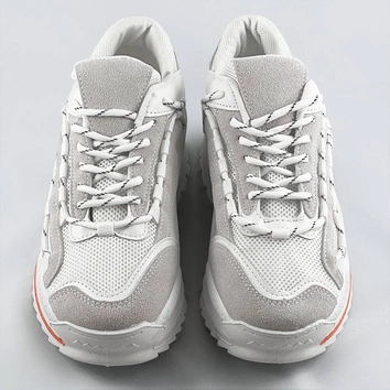 DAMSKIE BUTY SPORTOWE BIAŁO-BEŻOWE (S1115)