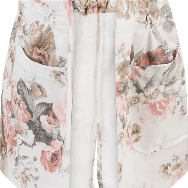 NARZUTKA W KWIATY BIAŁA (80141)