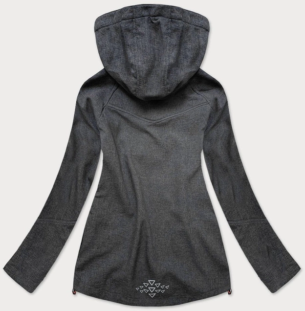 SPORTOWA KURTKA DAMSKA GRAFIT/KORAL (HV-909)