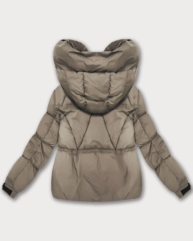 Przejściowa kurtka damska oversize S'West beżowa (B2003-12)