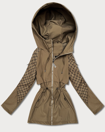 Damska kurtka z monogramem Goodlookin khaki (KK60412-2#)