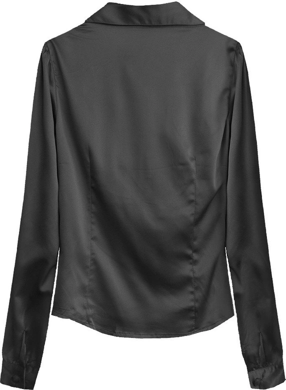 SATYNOWA KOSZULA CZARNA (1067)