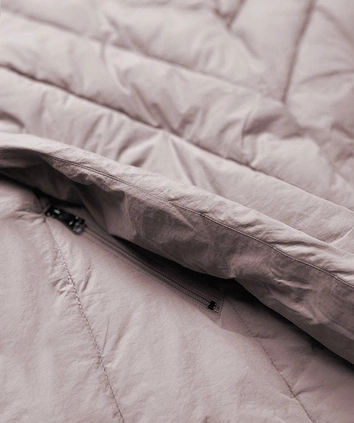 KURTKA DAMSKA OVERSIZE BEŻOWA (1551)